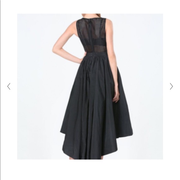 NWT Bebe Nelly Square Mesh Hi-Lo Dress in size 2 - Picture 2 of 7